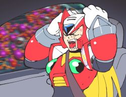 zero (mega man) from death grips by inkerton-kun