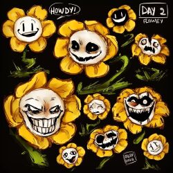 flowey (undertale) from undertale by angstyhikka