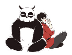 saotome genma (panda) from ranma 1/2 by nmnm bbb