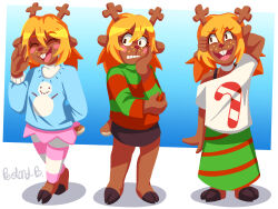 noelle holiday from deltarune by robablo
