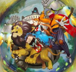 cowardly lion from the wizard of oz by urasato
