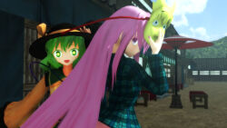 hata no kokoro from touhou by furui