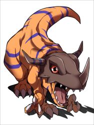 greymon from digimon by pakotaroh