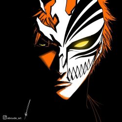 kurosaki ichigo from bleach by aboude art