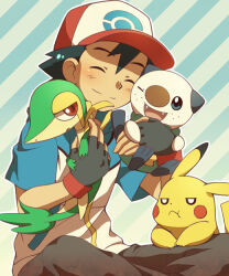 ash ketchum from pokemon by cyaneko