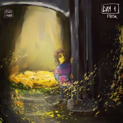 frisk (undertale) from undertale by angstyhikka