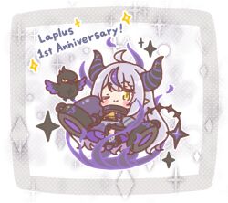 crow (la+ darknesss) from hololive by mitarashi neko