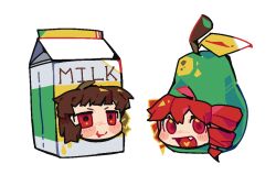 milk-chan (milk series) from milk inside a bag of milk inside a bag of milk