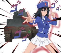 andou (girls und panzer) from girls und panzer