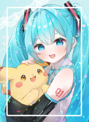 hatsune miku from pokemon by mokoinu (pixiv 27216243)