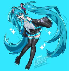 hatsune miku from vocaloid