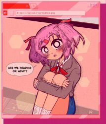 natsuki (doki doki literature club) from doki doki literature club