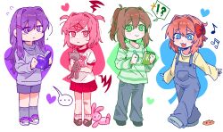 monika (doki doki literature club) from doki doki literature club