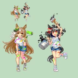 kitasan black (umamusume) from umamusume by keykey117117