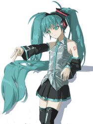 hatsune miku from vocaloid