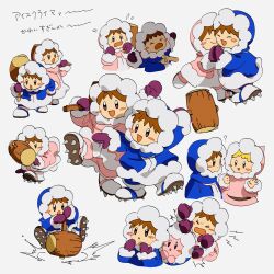 kirby from ice climber by two pokemon