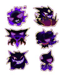 gastly from pokemon by kamikiririp