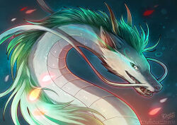 haku (sen to chihiro no kamikakushi) from sen to chihiro no kamikakushi