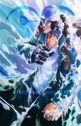 kuzan (aokiji) from one piece by mikael wang