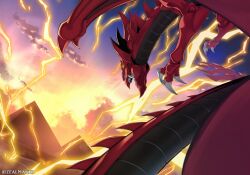 osiris the sky dragon from yu-gi-oh! by zealmaker