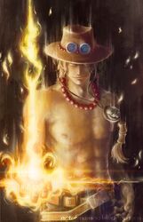 portgas d ace from one piece by mikael wang