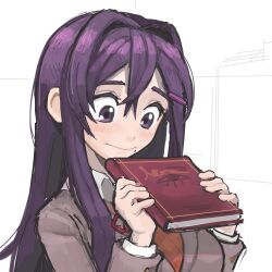 yuri (doki doki literature club) from doki doki literature club