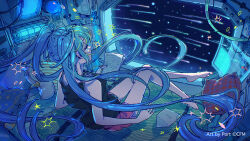 hatsune miku from vocaloid