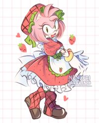 amy rose from sonic (series) by nanakaiseedling