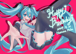 hatsune miku from vocaloid