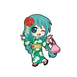 hatsune miku from vocaloid