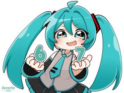 hatsune miku from vocaloid