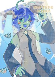 hatsune miku from vocaloid