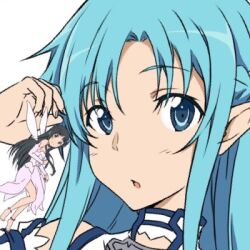 asuna (sao) from sword art online