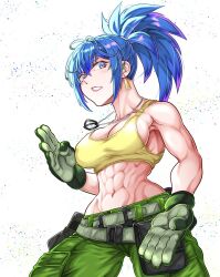 leona heidern from the king of fighters