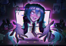 hatsune miku from monitoring (vocaloid)