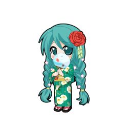 hatsune miku from vocaloid