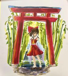 hakurei reimu from touhou