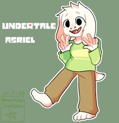 asriel dreemurr from undertale by nosebleed-inglishera