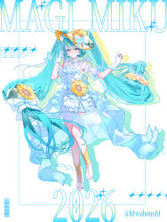 hatsune miku from magical mirai (vocaloid)