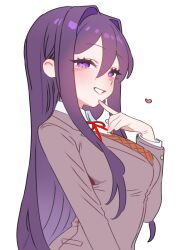 yuri (doki doki literature club) from doki doki literature club