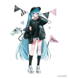 hatsune miku from vocaloid