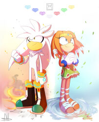 silver the hedgehog from sonic (series)