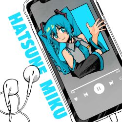hatsune miku from vocaloid