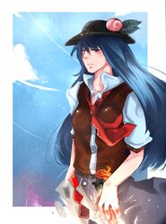 hinanawi tenshi from touhou by meema