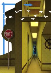 backrooms (creepypasta) fan art