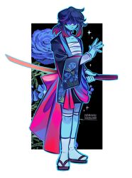 kris (dark world) (deltarune) from deltarune by nanakaiseedling