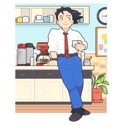 phoenix wright from ace attorney by coffee maker