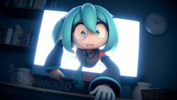 hatsune miku from vocaloid