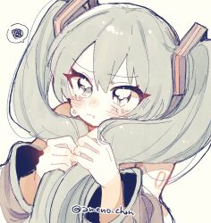 hatsune miku from vocaloid