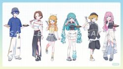 hatsune miku from vocaloid